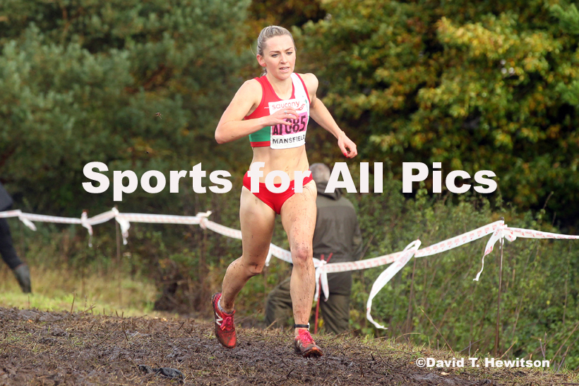 Senior women, National Cross Country Relay Champs., Berry Hill Park, Mansfield.  Photo: David T. Hewitson/Sports for All Pics